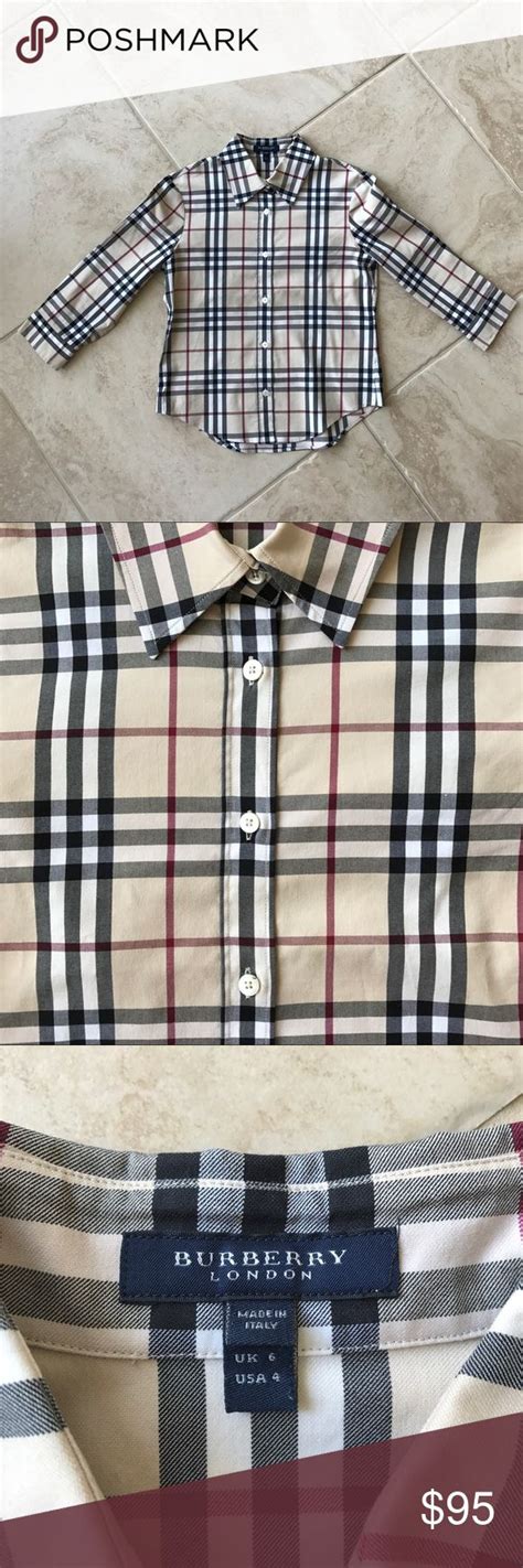 burberry replica shirt kids|burberry plaid shirt look alike.